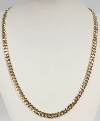 Cadena cubana oro