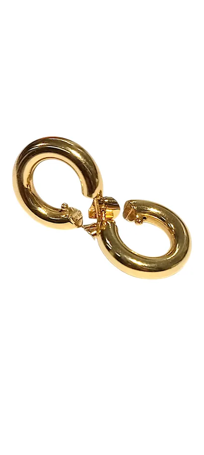 Aros gruesos oro 18 kilates