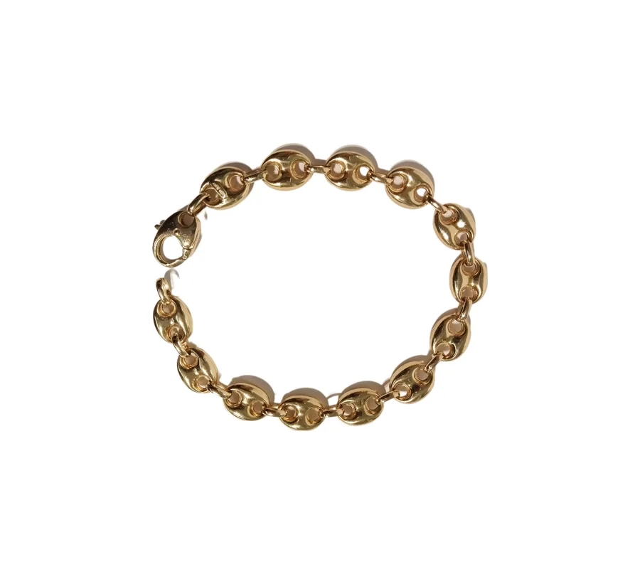 Pulsera calabrote oro amarillo