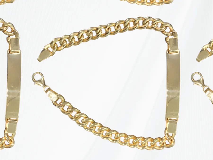 Pulsera esclava oro amarillo 18 kilates