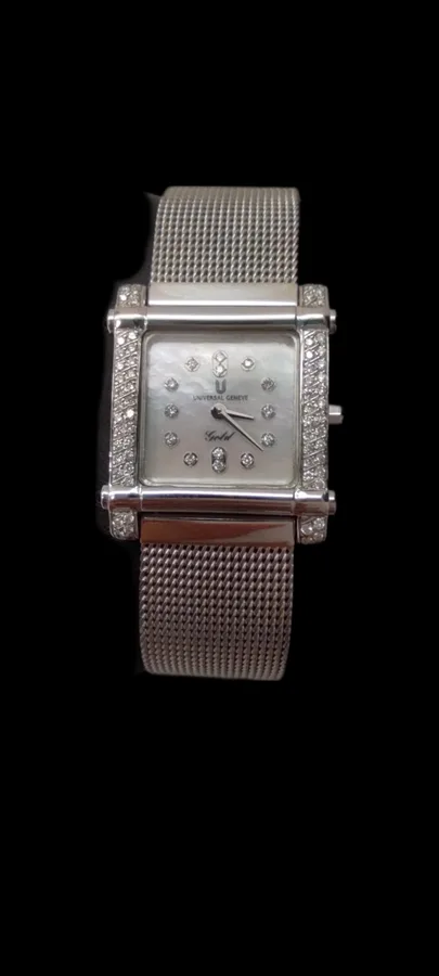 Reloj Universal Géneve oro blanco y diamantes